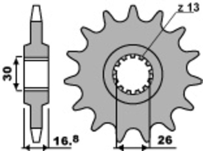 Pignon PBR type 347