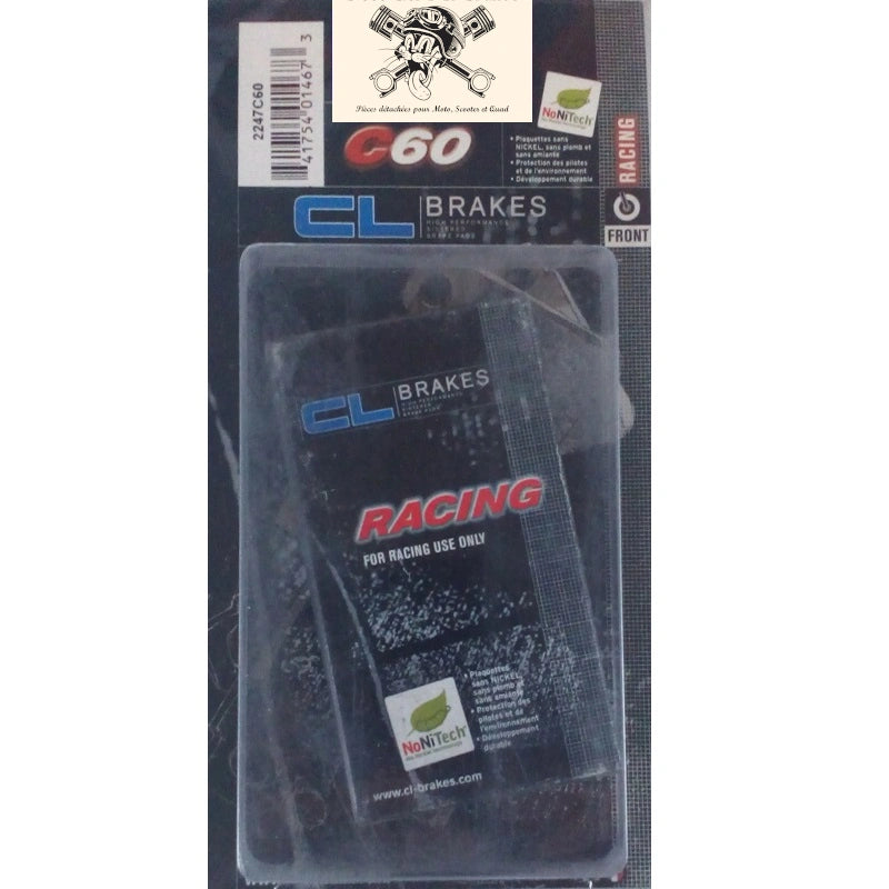 Plaquettes racing Carbone Lorraine de frein avant - Husqvarna SM 570 R 2001-2008