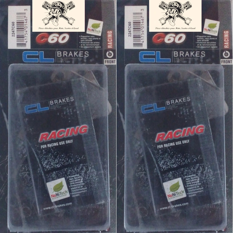 Plaquettes racing Carbone Lorraine de frein avant - Ducati 916 SP / Strada / Senna 1994-1997