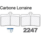 Plaquettes racing Carbone Lorraine de frein avant - Husqvarna SM 570 R 2001-2008