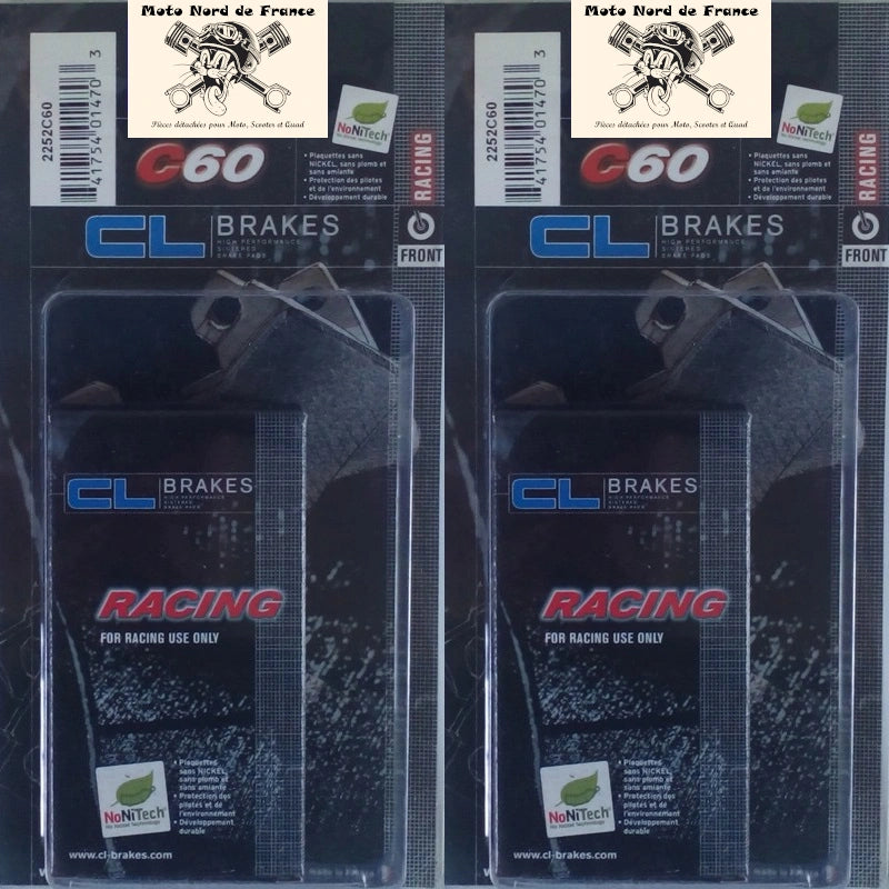Carbone Lorraine racing front brake pads - Honda CBR 600 F2 /Supersport 1991-1994