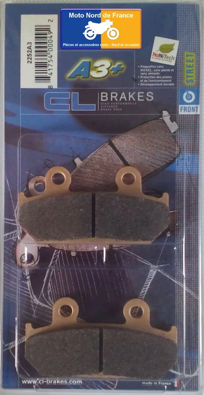 Carbon Lorraine front brake pads - Honda VT 600 C Shadow 1989-1991