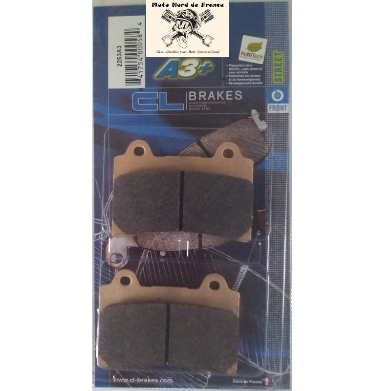 Plaquettes de frein Carbone Lorraine type 2253 A3+