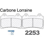 Plaquettes de frein Carbone Lorraine type 2253