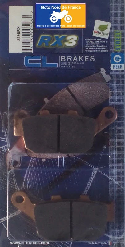 Carbon Lorraine rear brake pads - Triumph 675 Daytona 2006-2012