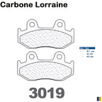 Plaquettes de frein Carbone Lorraine type 3019 MSC