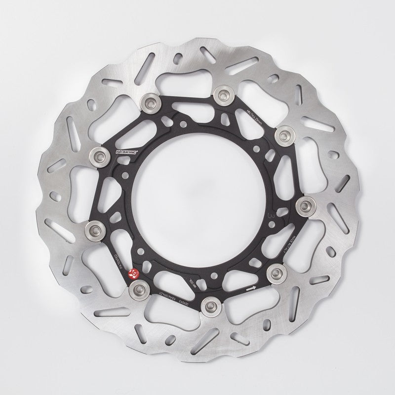 Disque de frein BRAKING SK2 pétale flottant - ref WK120L