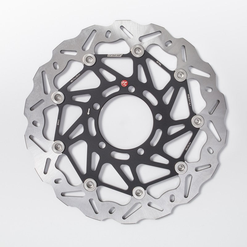 Disque de frein BRAKING SK2 pétale flottant - ref WK150L