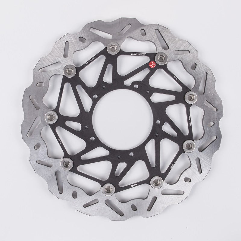 Disque de frein BRAKING SK2 pétale flottant - ref WK154R