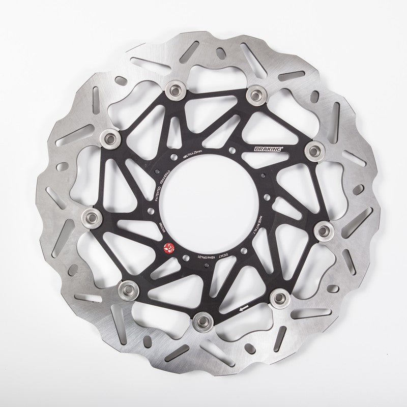 Disque de frein BRAKING SK2 pétale flottant - ref WK098R