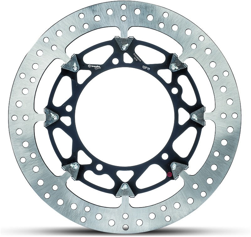 2 disques de frein BREMBO UPGRADE T-Drive rond flottant - ref 208A98510