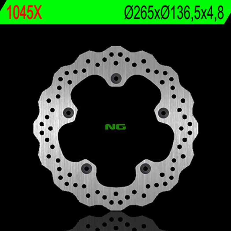 Disque de frein NG BRAKES pétale fixe - ref 1045X