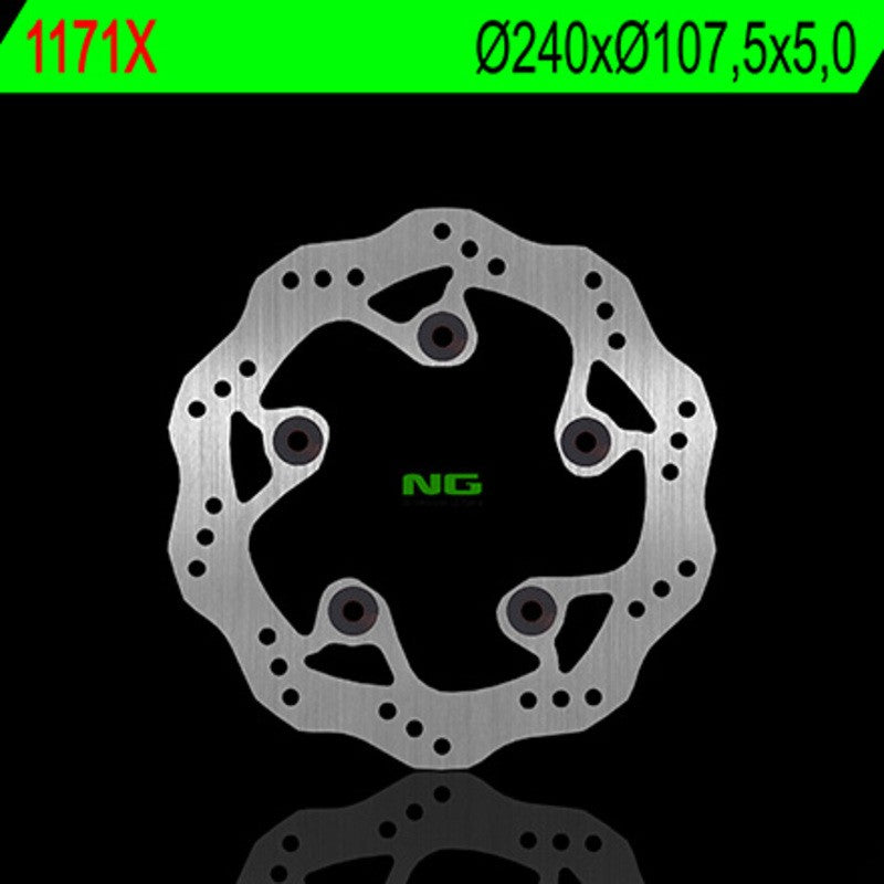 Disque de frein NG BRAKES pétale fixe - ref 1171X