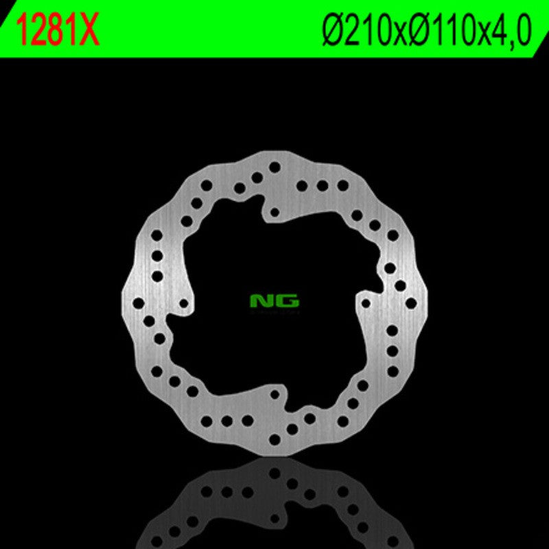 Disque de frein NG BRAKES pétale fixe - ref 1281X