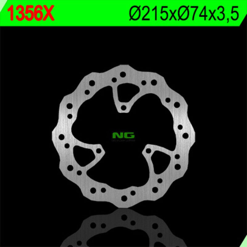 Disque de frein NG BRAKES pétale fixe - ref 1356X