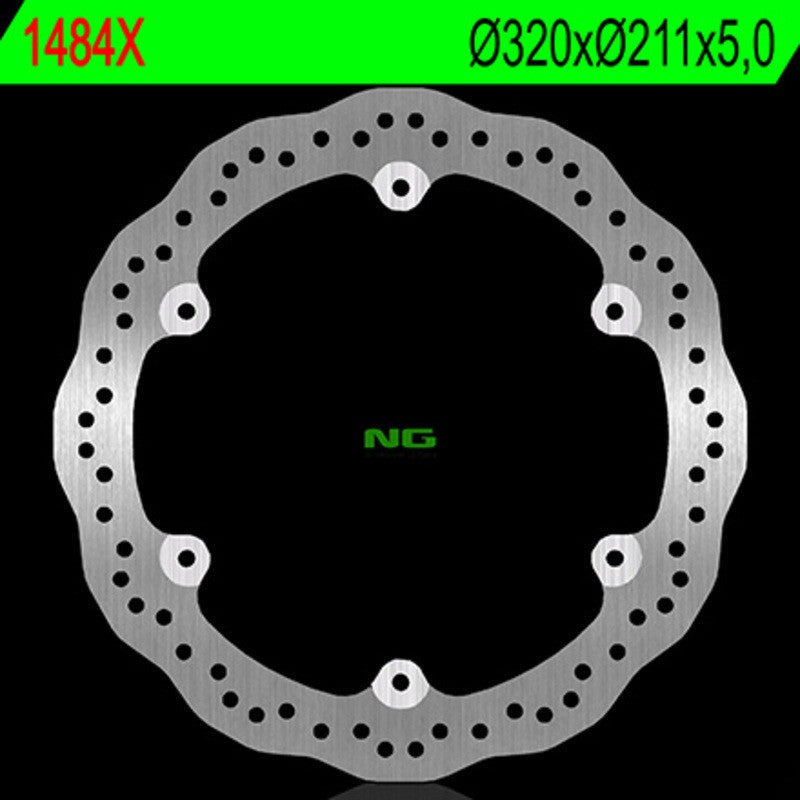Disque de frein NG BRAKES pétale fixe - ref 1484X