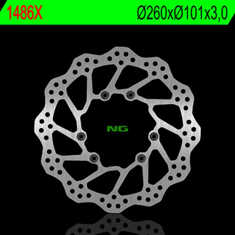 Disque de frein NG BRAKES pétale fixe - ref 1486X
