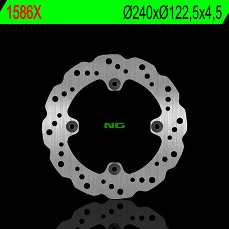 Disque de frein NG BRAKES pétale fixe - ref 1586X
