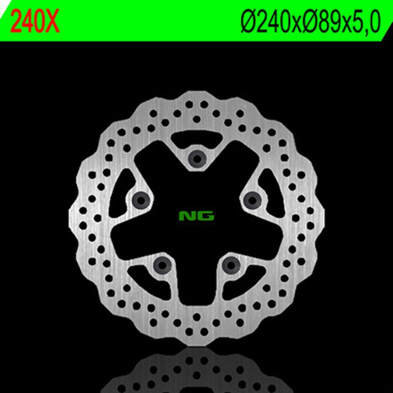 Disque de frein NG BRAKES pétale fixe - ref 240X