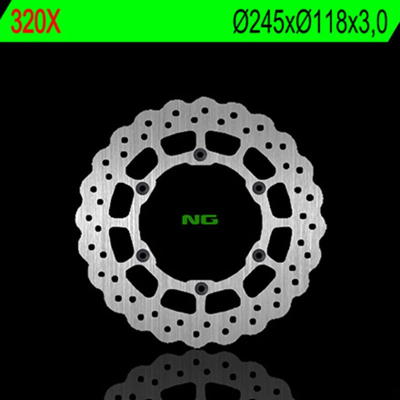 Disque de frein NG BRAKES pétale fixe - ref 320X