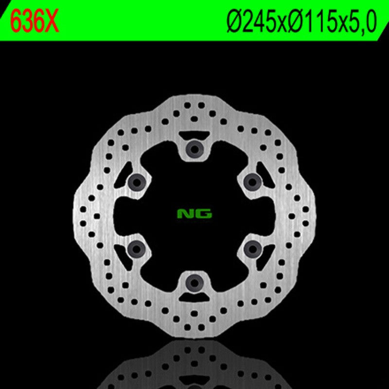 Disque de frein NG BRAKES pétale fixe - ref 636X