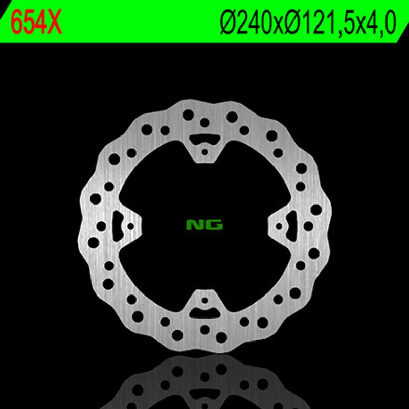 Disque de frein NG BRAKES pétale fixe - ref 654X