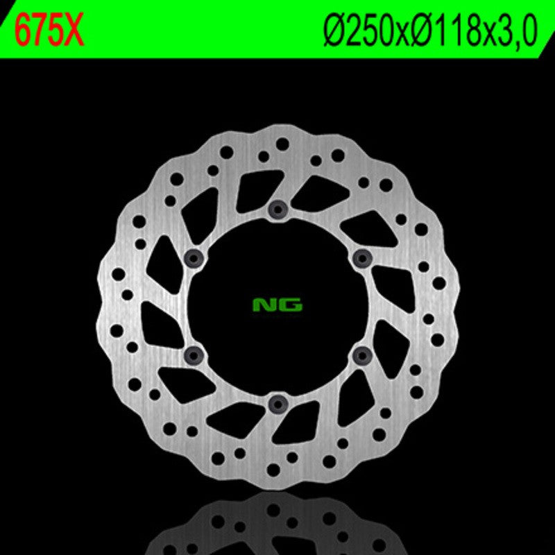 Disque de frein NG BRAKES pétale fixe - ref 675X