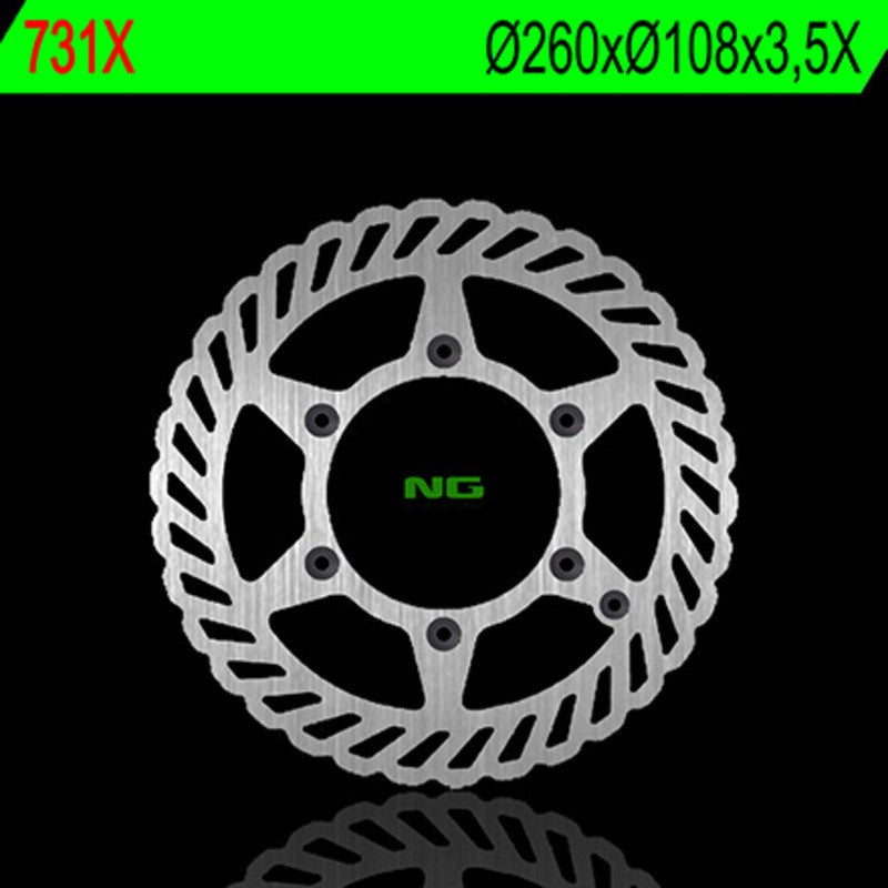 Disque de frein NG BRAKES pétale fixe - ref 731X