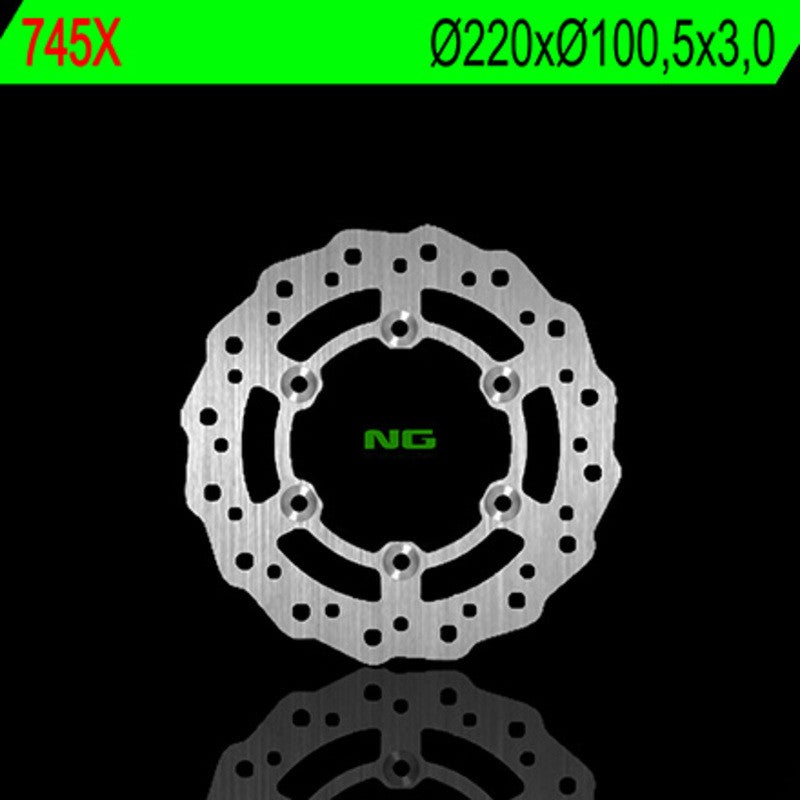 Disque de frein NG BRAKES pétale fixe - ref 745X