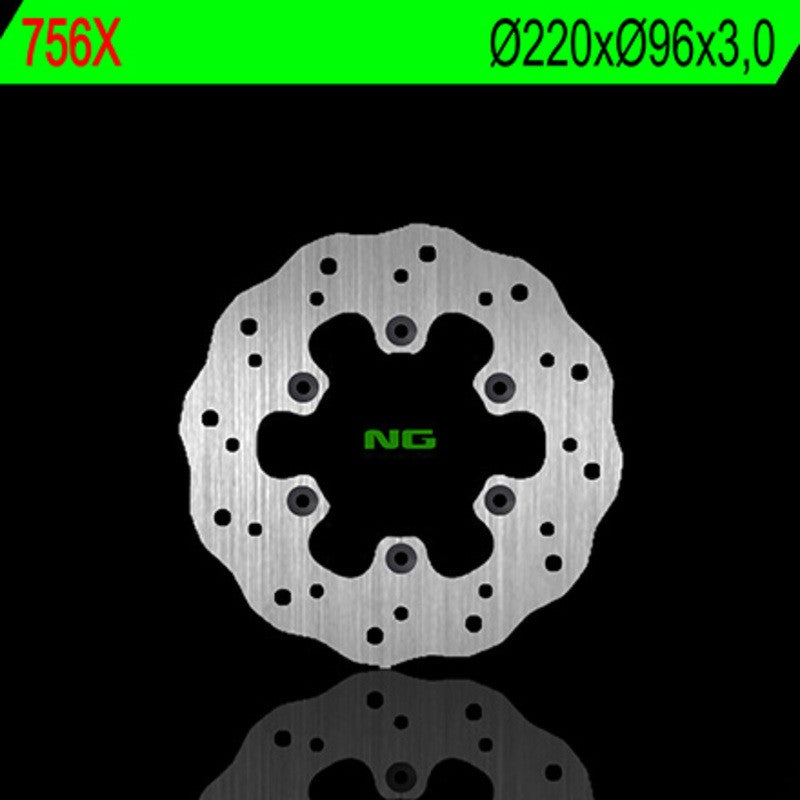 Disque de frein NG BRAKES pétale fixe - ref 756X