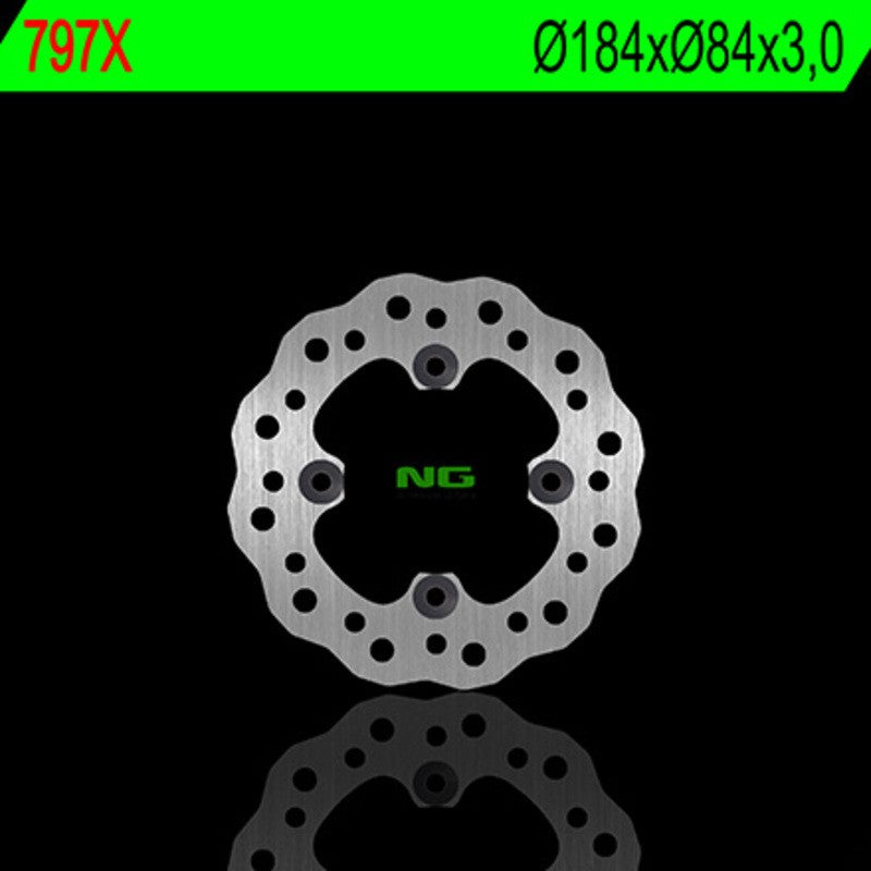 Disque de frein NG BRAKES pétale fixe - ref 797X