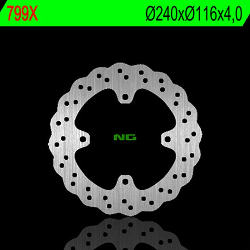 Disque de frein NG BRAKES pétale fixe - ref 799X