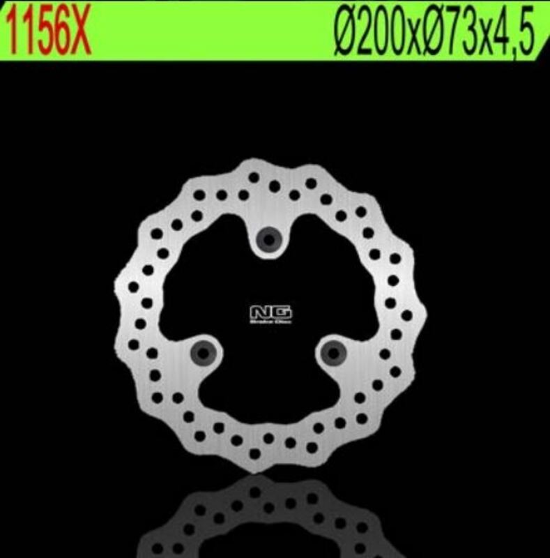 Disque de frein NG BRAKES pétale fixe - ref 1156X