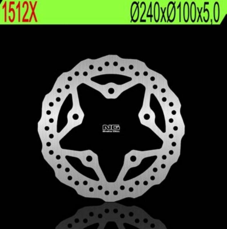 Disque de frein NG BRAKES pétale fixe - ref 1512X