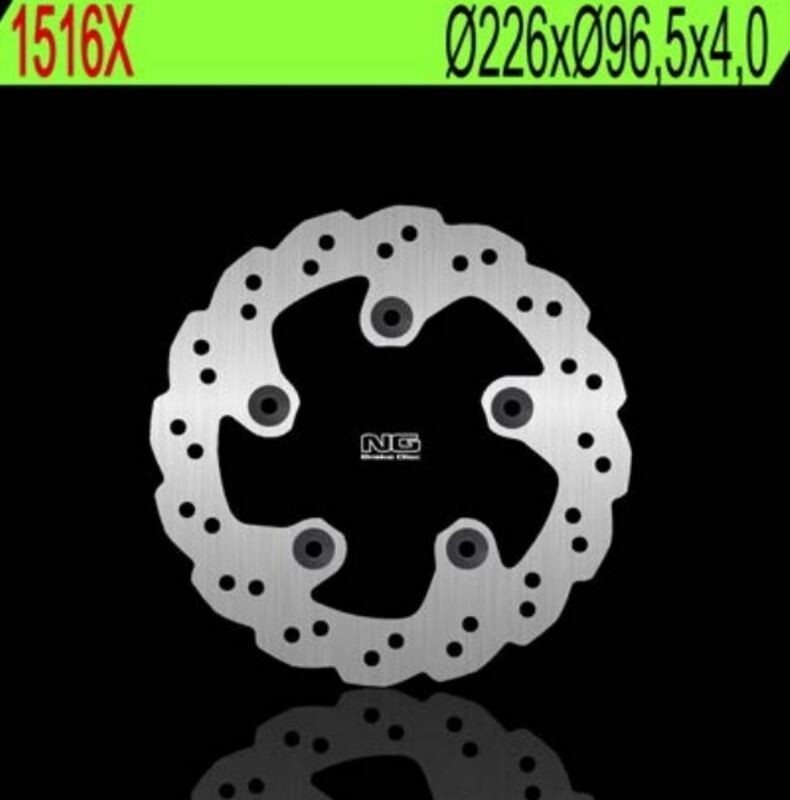 Disque de frein NG BRAKES pétale fixe - ref 1516X