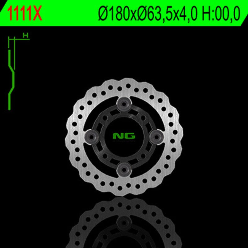 Disque de frein NG BRAKES pétale flottant - ref 1111X