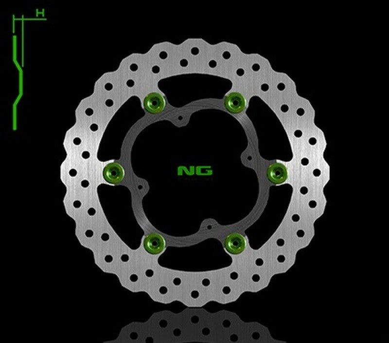 Disque de frein NG BRAKES pétale flottant - ref 1324X