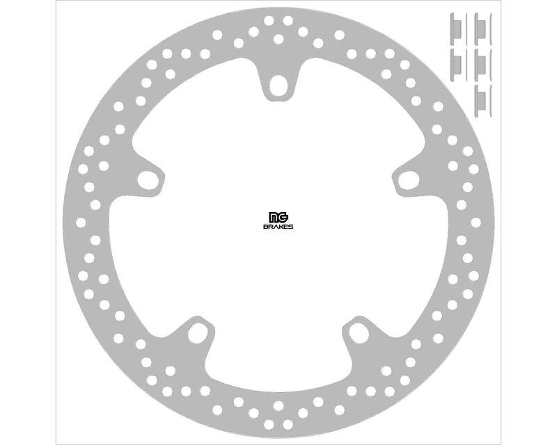 Disque de frein NG BRAKES rond fixe - ref 2167