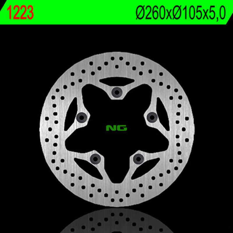 Disque de frein NG BRAKES rond fixe - ref 1223