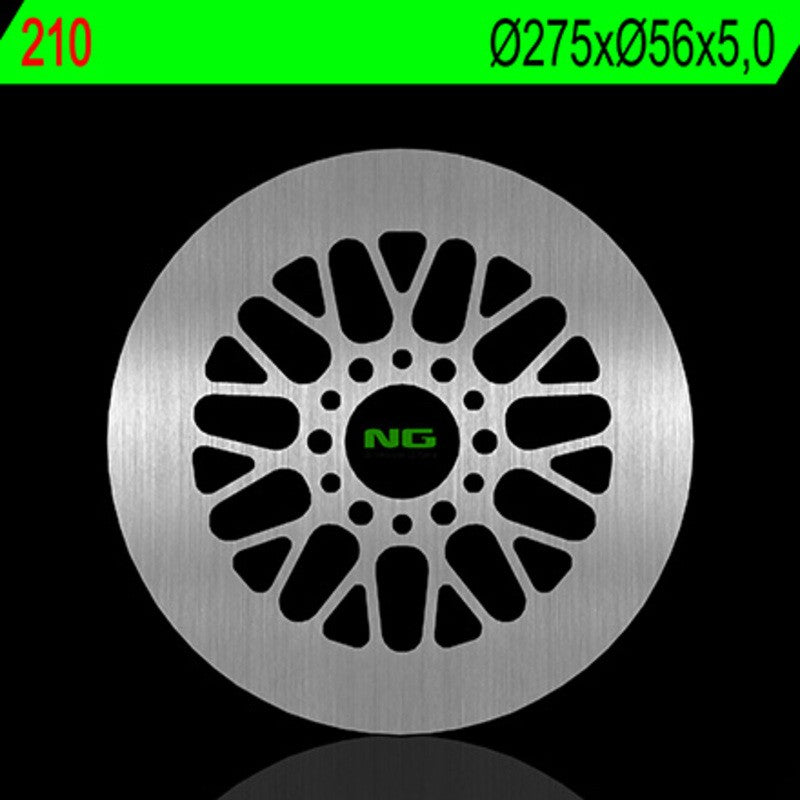 Disque de frein NG BRAKES rond fixe - ref 210