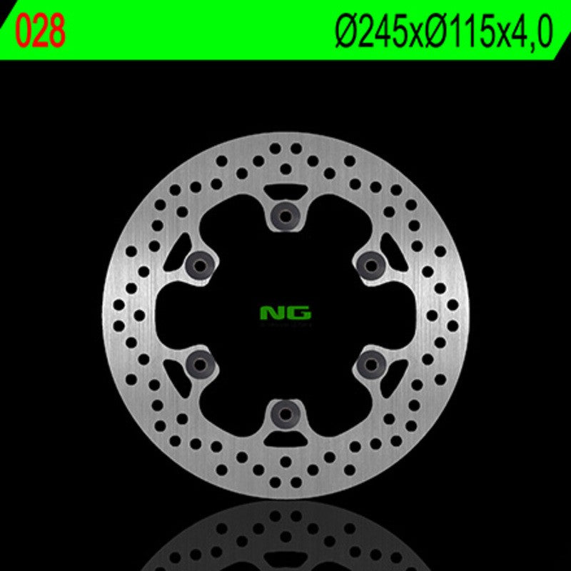 Disque de frein NG BRAKES rond fixe - ref 028