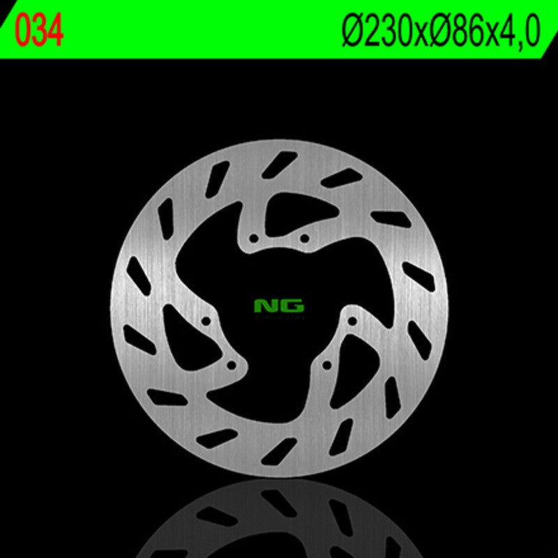 Disque de frein NG BRAKES rond fixe - ref 034