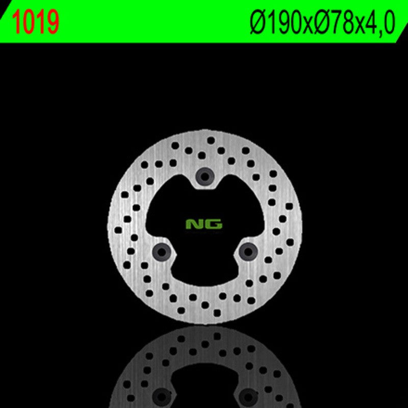 Disque de frein NG BRAKES rond fixe - ref 1019