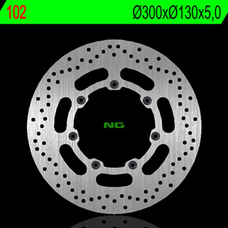 Disque de frein NG BRAKES rond fixe - ref 102