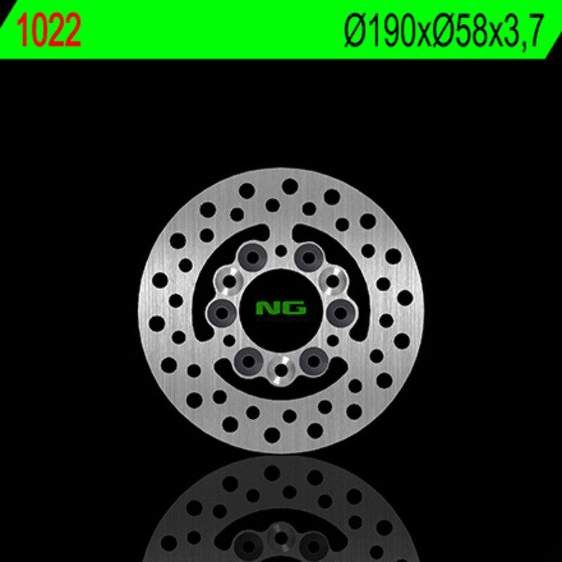 Disque de frein NG BRAKES rond fixe - ref 1022