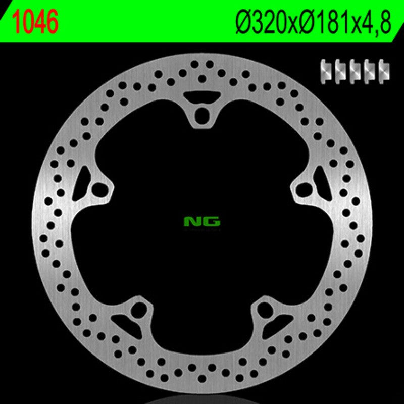Disque de frein NG BRAKES rond fixe - ref 1046