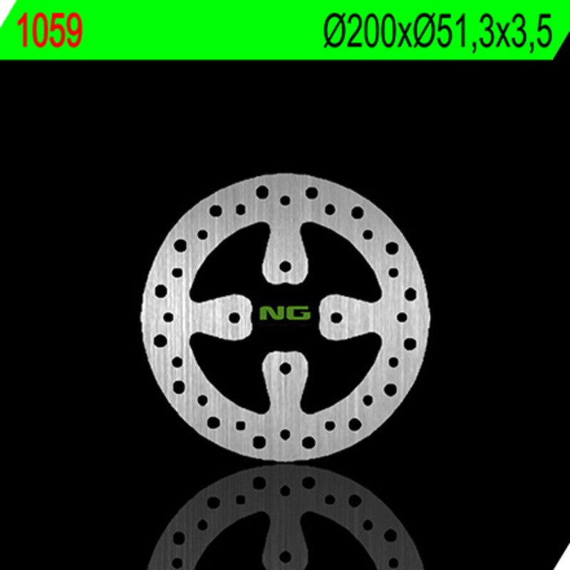 Disque de frein NG BRAKES rond fixe - ref 1059
