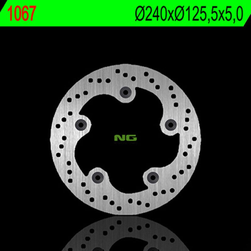 Disque de frein NG BRAKES rond fixe - ref 1067