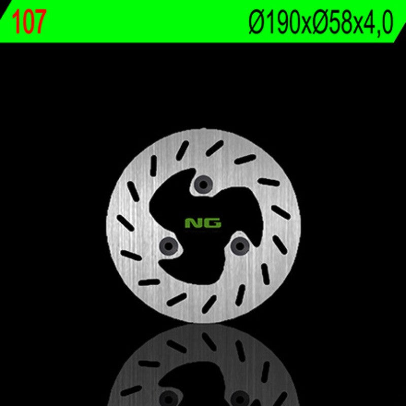 Disque de frein NG BRAKES rond fixe - ref 107