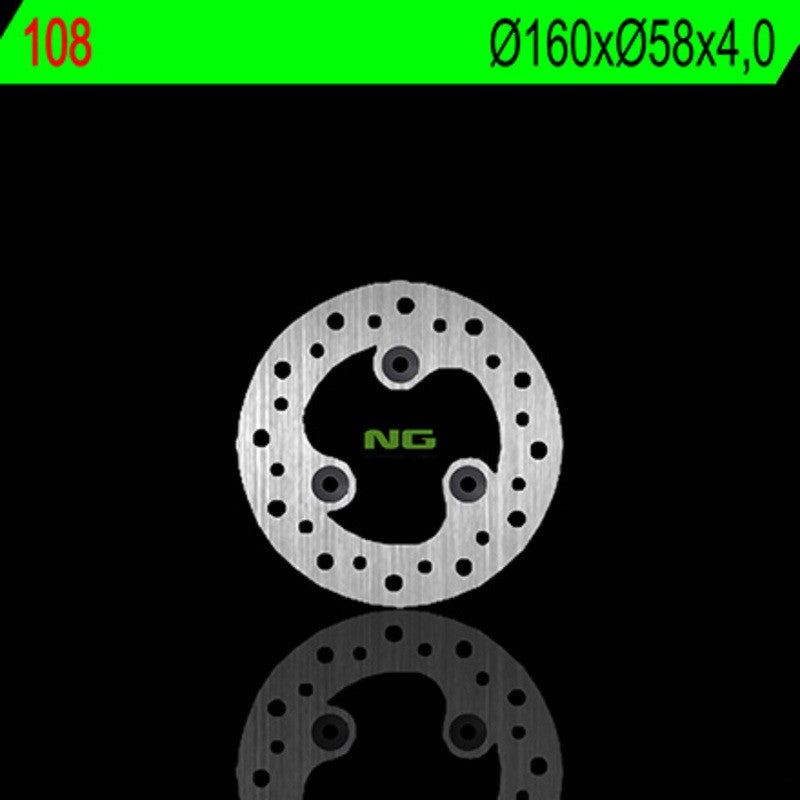 Disque de frein NG BRAKES rond fixe - ref 108